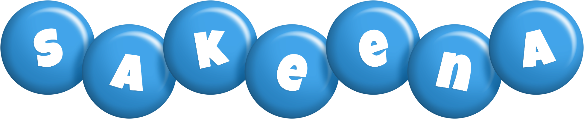 Sakeena candy-blue logo