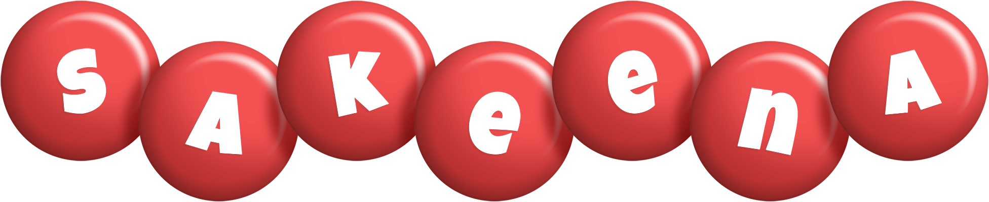 Sakeena candy-red logo