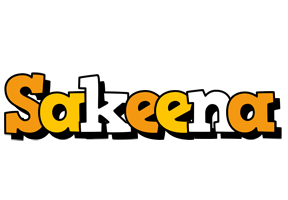 Sakeena cartoon logo