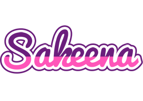 Sakeena cheerful logo