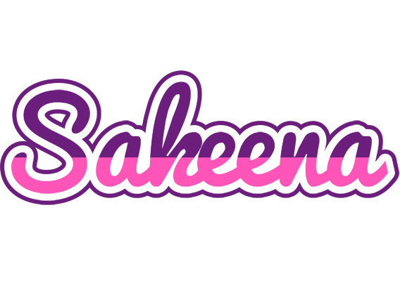 Sakeena cheerful logo