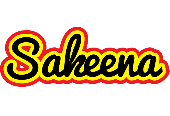 Sakeena flaming logo