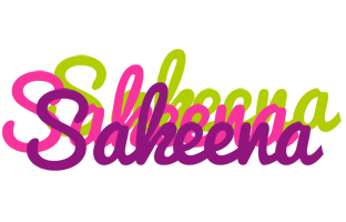 Sakeena flowers logo