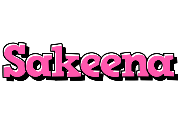 Sakeena girlish logo