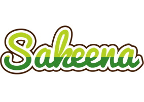 Sakeena golfing logo