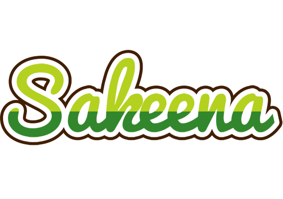 Sakeena golfing logo