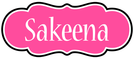 Sakeena invitation logo