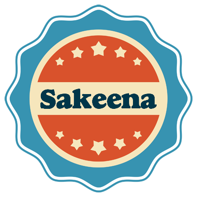 Sakeena labels logo