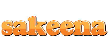 Sakeena orange logo