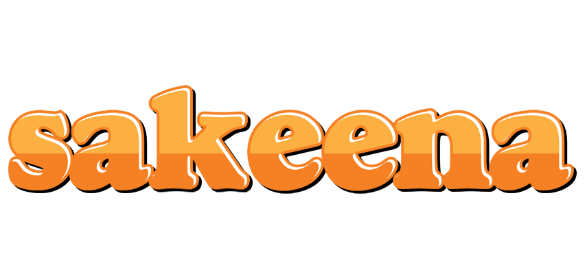 Sakeena orange logo