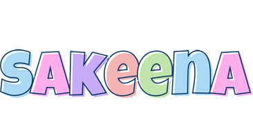 Sakeena pastel logo