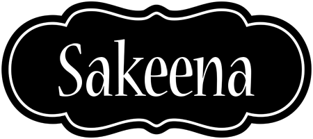 Sakeena welcome logo