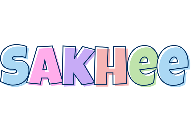 Sakhee pastel logo
