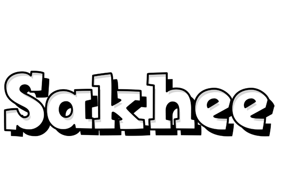 Sakhee snowing logo