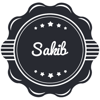 Sakib badge logo
