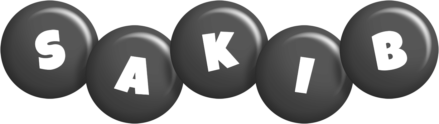 Sakib candy-black logo
