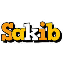 Sakib cartoon logo