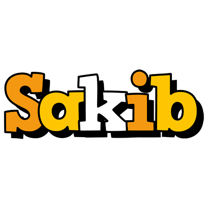 Sakib cartoon logo