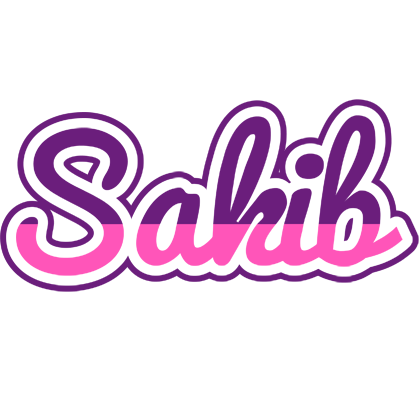 Sakib cheerful logo