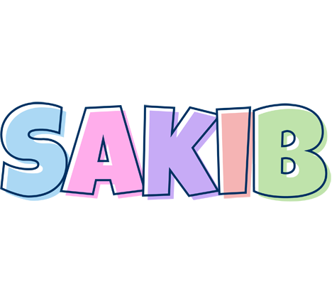 Sakib pastel logo