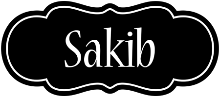 Sakib welcome logo