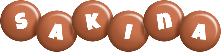 Sakina candy-brown logo