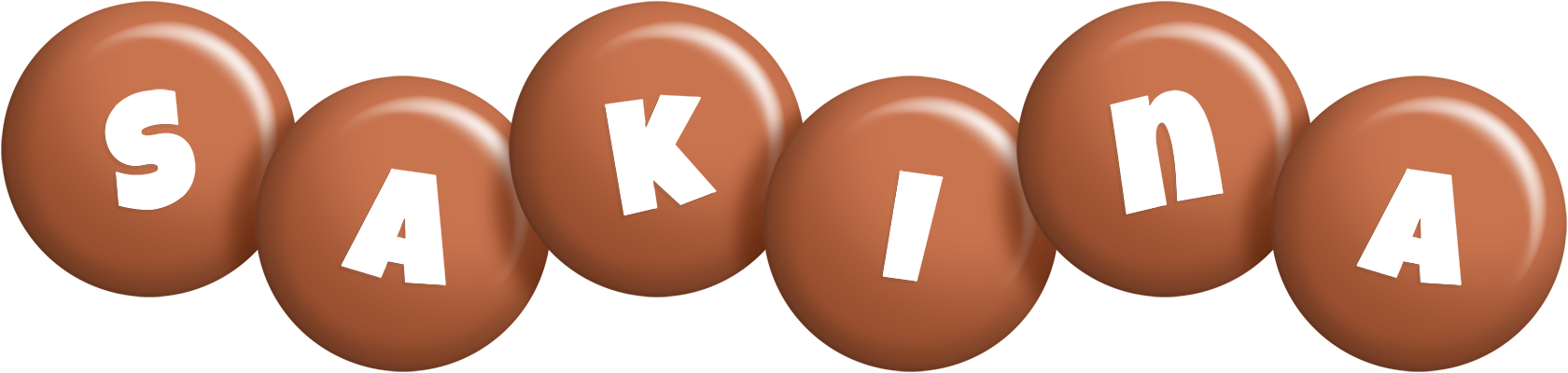 Sakina candy-brown logo