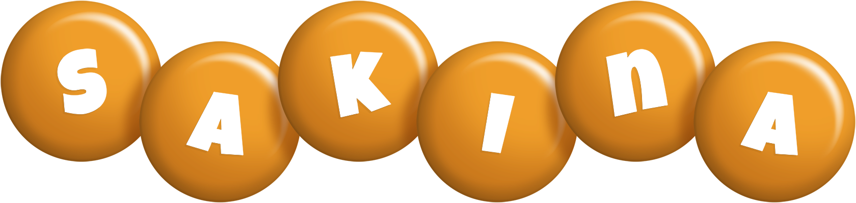 Sakina candy-orange logo