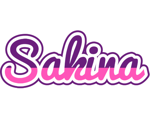 Sakina cheerful logo