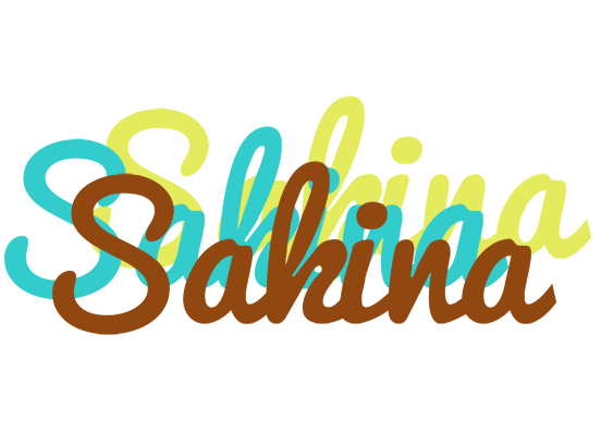 Sakina cupcake logo