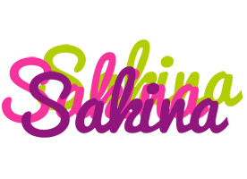 Sakina flowers logo