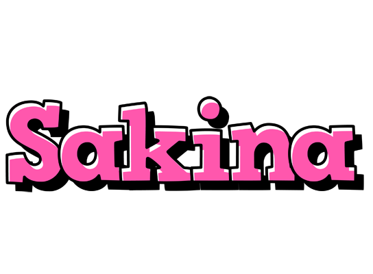 Sakina girlish logo