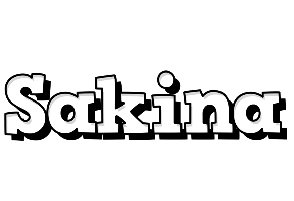 Sakina snowing logo
