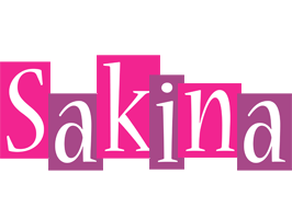 Sakina whine logo