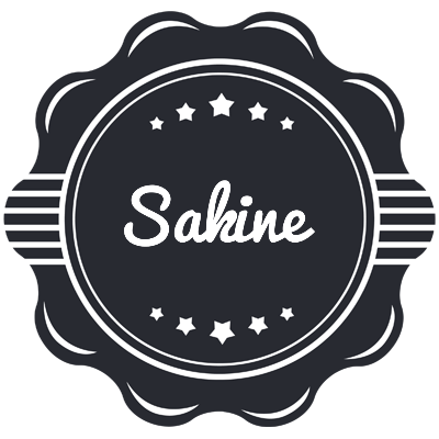 Sakine badge logo