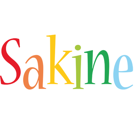Sakine birthday logo
