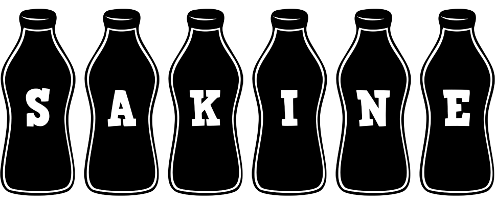 Sakine bottle logo