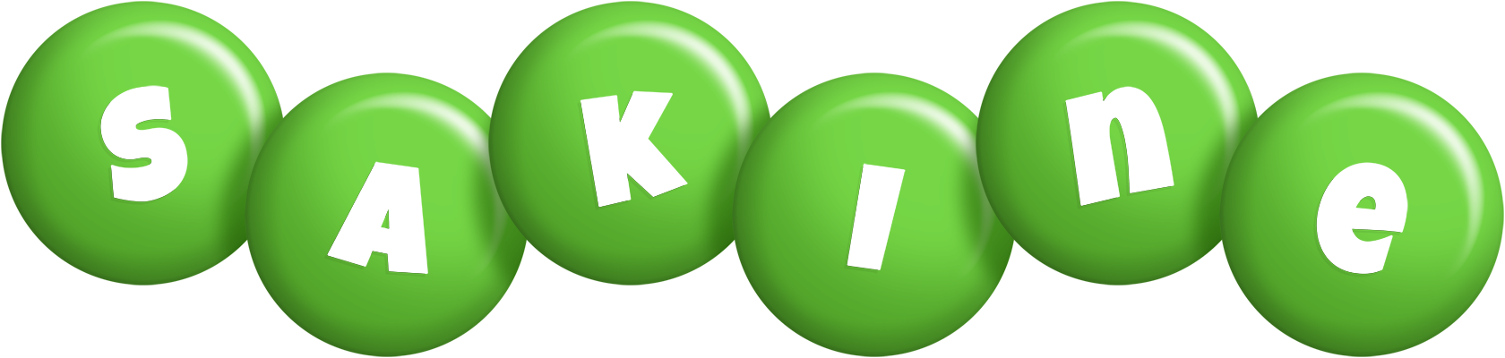 Sakine candy-green logo
