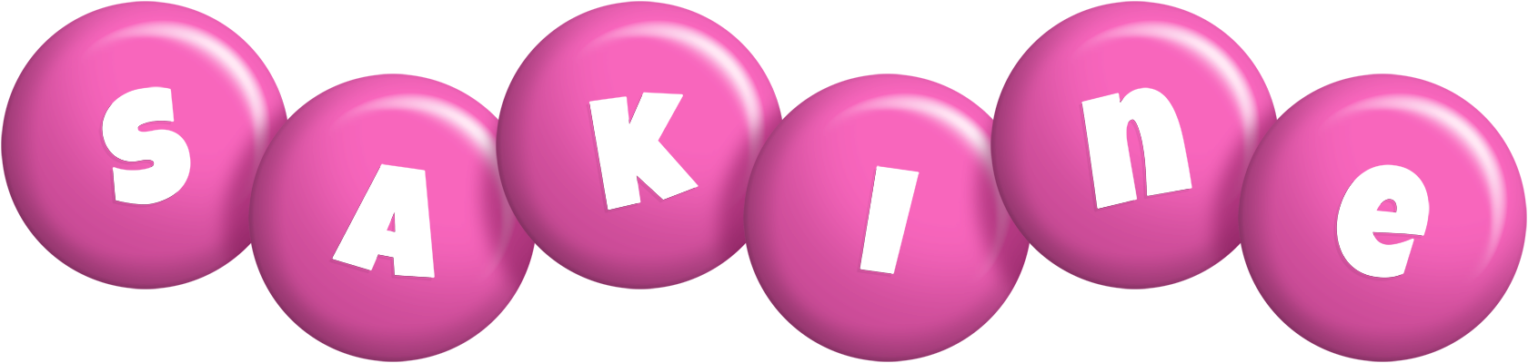 Sakine candy-pink logo