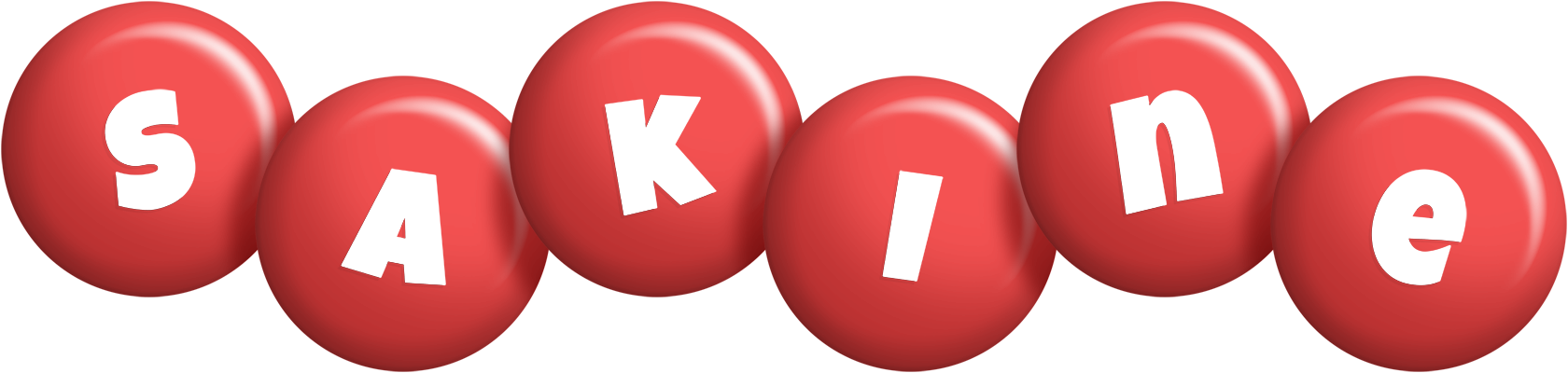 Sakine candy-red logo