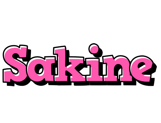 Sakine girlish logo