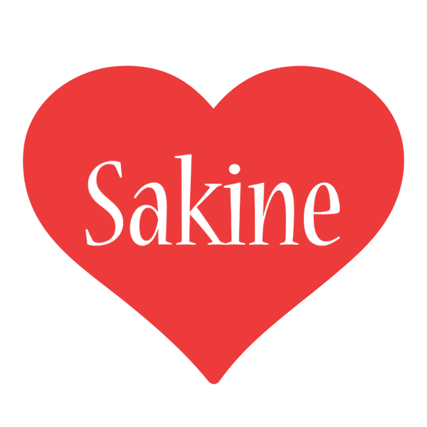 Sakine love logo