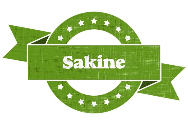 Sakine natural logo