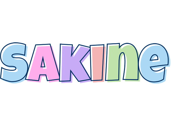 Sakine pastel logo