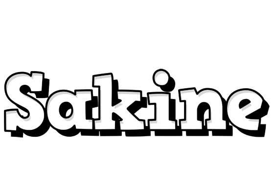 Sakine snowing logo