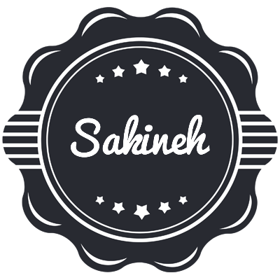 Sakineh badge logo