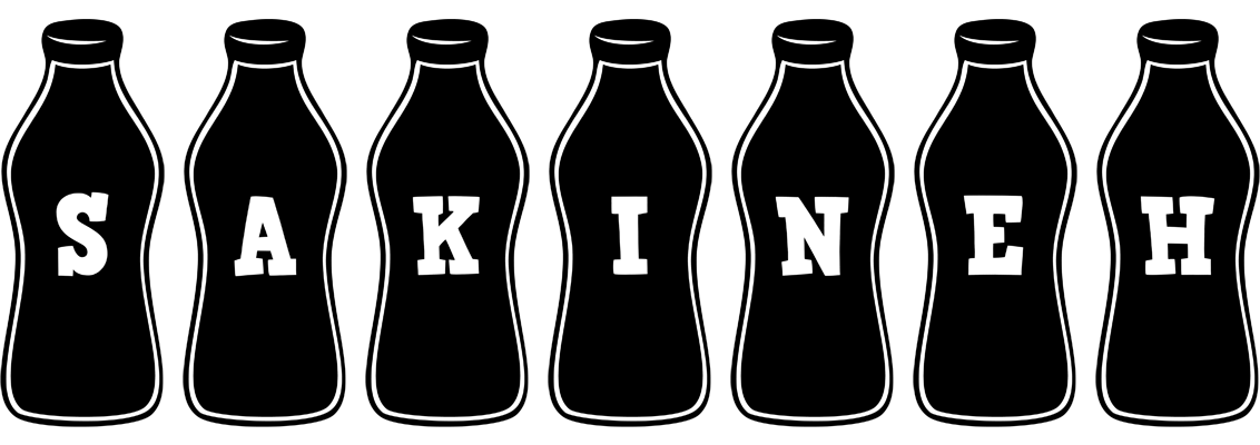 Sakineh bottle logo