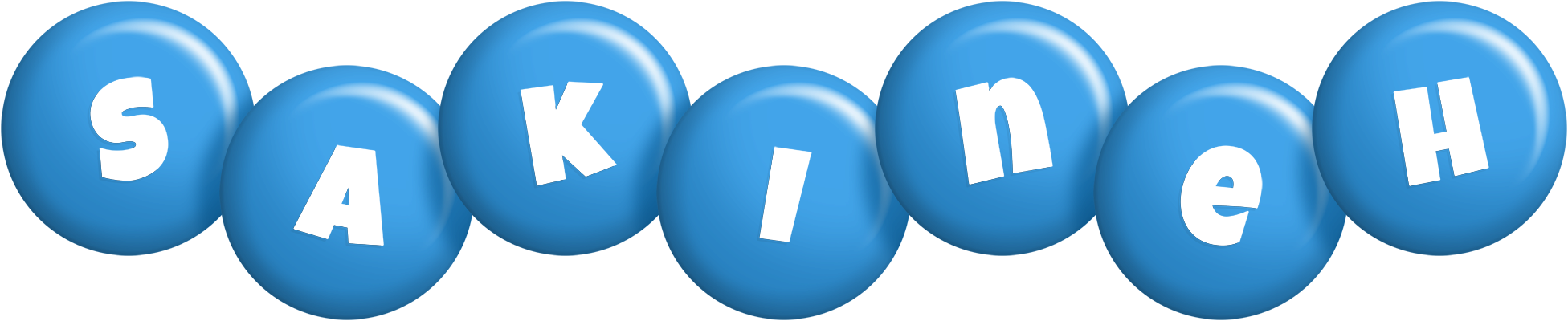 Sakineh candy-blue logo