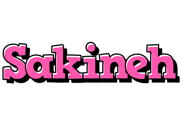 Sakineh girlish logo