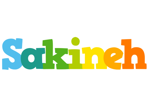 Sakineh rainbows logo